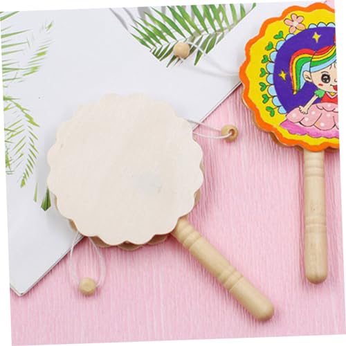 FRCOLOR 4 Stück Teiliges Holz DIY Rasseltrommel Unlackierte Schütteltrommel mit Glatter Oberfläche zum Bemalen und Basteln Fördert Kreativität und Feinmotorik bei Kindern und FRCOLOR 4 Stück Teiliges Holz DIY Rasseltrommel Unlackierte Schütteltrommel mit Glatter Oberfläche zum Bemalen und Basteln Fördert Kreativität und Feinmotorik bei Kindern und von FRCOLOR