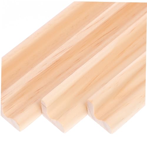 FRCOLOR 4 Stück Teiliges Holz Domino Tablett Holz Alphabet Basis Halter Langlebig und Glatt für Domino und Buchstabenhalter Praktische DIY Holzständer für Spiele und Lernen von FRCOLOR