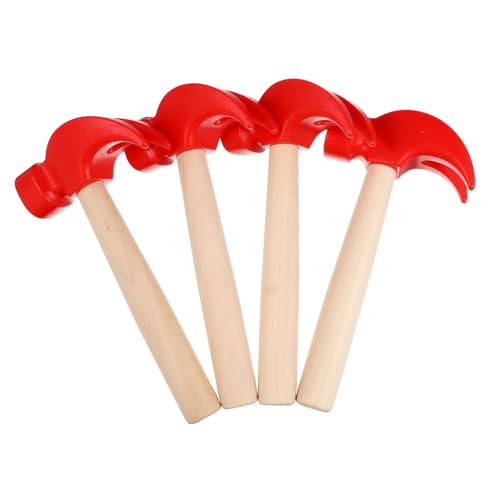 FRCOLOR 4 Stück Teiliges Holzspielzeug Hammer für Leichte Simulation Pädagogisches Werkzeug Fördert Koordination und Reaktion für Rollenspiele und Eltern Junge Mädchen Aktivitäten FRCOLOR 4 Stück Teiliges Holzspielzeug Hammer für Leichte Simulation Pädagogisches Werkzeug Fördert Koordination und Reaktion für Rollenspiele und Eltern Junge Mädchen Aktivitäten von FRCOLOR