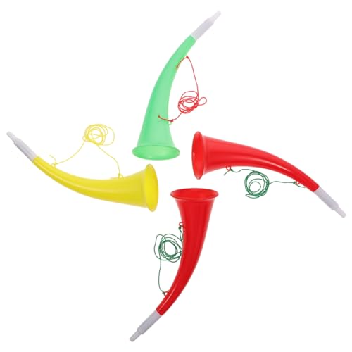 FRCOLOR 4 Stück Teiliges Hornspielzeug für Robustes Ox Horn Design Geräuschstarkes Party Accessoire für Geburtstagsfeiern Fußballspiele Halloween und Schulveranstaltungen FRCOLOR 4 Stück Teiliges Hornspielzeug für Robustes Ox Horn Design Geräuschstarkes Party Accessoire für Geburtstagsfeiern Fußballspiele Halloween und Schulveranstaltungen von FRCOLOR