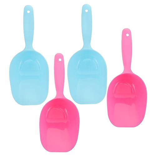 FRCOLOR 4 Stück Teiliges Kunststoff Sandspielzeug Kleine Sandschaufeln Robust für Garten Strandsandkasten Vielseitig Verwendbar Zufällige Farbe Zufällige Farbe von FRCOLOR