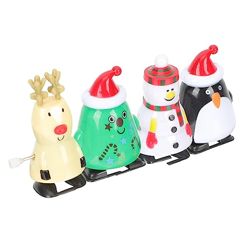 FRCOLOR 4 Stück Teiliges Lustiges Aufziehspielzeug mit Weihnachtsmotiven Witzige Spieltür für Scherzartikel und Mitbringsel für Weihnachtsfeiern und Kindergeburtstag FRCOLOR 4 Stück Teiliges Lustiges Aufziehspielzeug mit Weihnachtsmotiven Witzige Spieltür für Scherzartikel und Mitbringsel für Weihnachtsfeiern und Kindergeburtstag von FRCOLOR