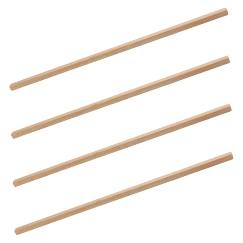 FRCOLOR 4 Stück Teiliges Mahjong Pusher aus Natürlichem Bambus Ergonomische Splintfreie Holzspiel Tools für Vielseitige Domino Mahjong Spiele Kompakt und Reisetauglich von FRCOLOR
