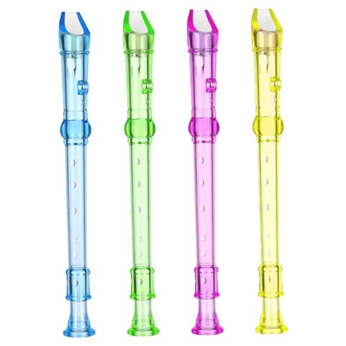 FRCOLOR 4 Stück Teiliges Mini Blockflöte Transparent Kinderflöte Musikinstrument Anfänger Lernspielzeug für Jungen Mädchen Ab Jahren Zufällige Farbe Zufällige Farbe FRCOLOR 4 Stück Teiliges Mini Blockflöte Transparent Kinderflöte Musikinstrument Anfänger Lernspielzeug für Jungen Mädchen Ab Jahren Zufällige Farbe Zufällige Farbe von FRCOLOR