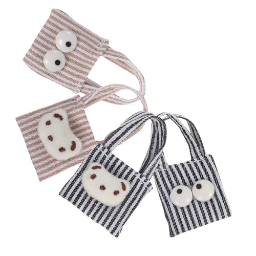 FRCOLOR 4 Stück Teiliges Mini Canvas Tragetaschen Miniatur Puppenhaus Accessoires Kleine Schultertaschen für Mädchen Detailreiche Mini Handtaschen für Puppenspiel und Dekoration FRCOLOR 4 Stück Teiliges Mini Canvas Tragetaschen Miniatur Puppenhaus Accessoires Kleine Schultertaschen für Mädchen Detailreiche Mini Handtaschen für Puppenspiel und Dekoration von FRCOLOR