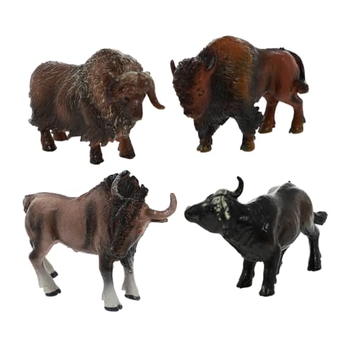 FRCOLOR 4 Stück Teiliges Mini Kuh Modell Realistische Wildtier Figuren aus Robustem Material Glatte Oberfläche Kreative Tiere Spielzeuge zur Anschaulichen Tiererkennung und Fantasievollen FRCOLOR 4 Stück Teiliges Mini Kuh Modell Realistische Wildtier Figuren aus Robustem Material Glatte Oberfläche Kreative Tiere Spielzeuge zur Anschaulichen Tiererkennung und Fantasievollen von FRCOLOR