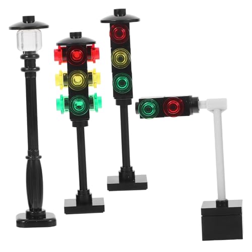 FRCOLOR 4 Stück Teiliges Mini Verkehrsampel Spielset für Pädagogisches Verkehrszeichen Modell aus Kunststoff DIY Zubehör für Vorschulkinder Rote Ampel Vielseitige Kombinationen Fördert FRCOLOR 4 Stück Teiliges Mini Verkehrsampel Spielset für Pädagogisches Verkehrszeichen Modell aus Kunststoff DIY Zubehör für Vorschulkinder Rote Ampel Vielseitige Kombinationen Fördert von FRCOLOR