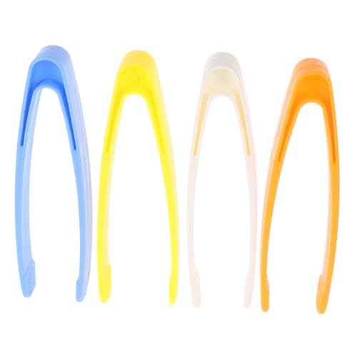FRCOLOR 4 Stück Teiliges Montessori Pinzetten für Kleinkinder Kunststoffwerkzeug zur Feinmotorikentwicklung für Experimentieren und Basteln für Vorschulaktivitäten und Kreative Projekte von FRCOLOR