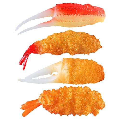 FRCOLOR 4 Stück Teiliges Realistisch Aussehender Tempura Modelle Lebensnahe Küchendekoration Langlebig Farbecht für Kinderküche Fotorequisiten und Ausstellungszwecke FRCOLOR 4 Stück Teiliges Realistisch Aussehender Tempura Modelle Lebensnahe Küchendekoration Langlebig Farbecht für Kinderküche Fotorequisiten und Ausstellungszwecke von FRCOLOR
