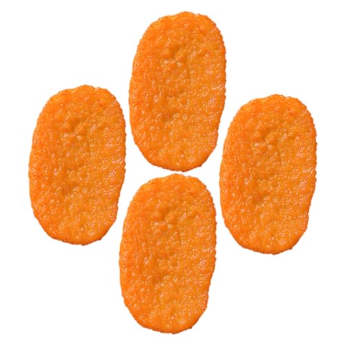 FRCOLOR 4stücke Gefälschtes Gekochtes Frittiertes Essen Künstliches Essen Realistisches Frittiertes Essen Küche Gefälschte Lebensmittel Dekoration Unechtes Frittiertes von FRCOLOR