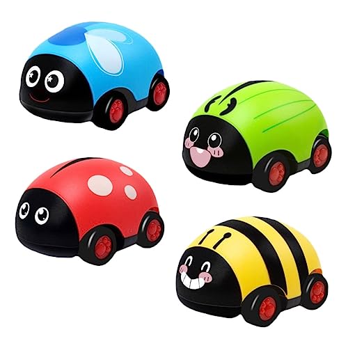 FRCOLOR 4 Stück Teiliges Reibungsgesteuerte Marienkäfer Spielzeugautos Inertial Zugautos mit Kreativem Design Geeignet für Greifen Motorik und Aufmerksamkeit Zufällige Zufällige Farbe FRCOLOR 4 Stück Teiliges Reibungsgesteuerte Marienkäfer Spielzeugautos Inertial Zugautos mit Kreativem Design Geeignet für Greifen Motorik und Aufmerksamkeit Zufällige Zufällige Farbe von FRCOLOR
