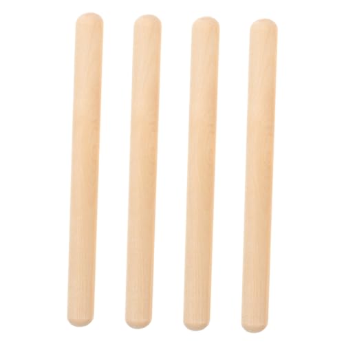 FRCOLOR 4 Stück Teiliges Rhythmusstab aus Holz Sicher Polierte Schlagstäbe für Musikalisches Lernen Fördert Rhythmusgefühl und Kognitive Entwicklung als für Anfänger FRCOLOR 4 Stück Teiliges Rhythmusstab aus Holz Sicher Polierte Schlagstäbe für Musikalisches Lernen Fördert Rhythmusgefühl und Kognitive Entwicklung als für Anfänger von FRCOLOR