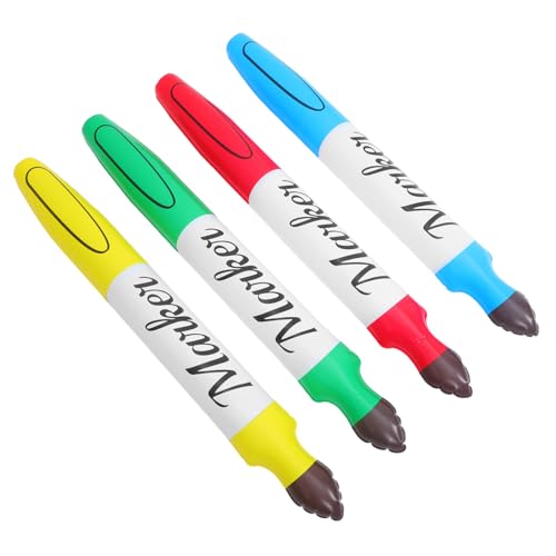 FRCOLOR 4 Stück Teiliges Riesiges Aufblasbares Marker Wachsmalstift-set aus Robustem PVC für Schulanfang Partydekoration Vielseitig für Klassenzimmer Geburtstag Indoor Outdoor-spielspaß FRCOLOR 4 Stück Teiliges Riesiges Aufblasbares Marker Wachsmalstift-set aus Robustem PVC für Schulanfang Partydekoration Vielseitig für Klassenzimmer Geburtstag Indoor Outdoor-spielspaß von FRCOLOR