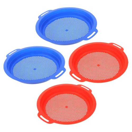 FRCOLOR 4 Stück Teiliges Sand Sieb Plastiksand Sieb für Strand zum Sichten von Muscheln und Sand für Gartenarbeit Reisen und Strandpartys FRCOLOR 4 Stück Teiliges Sand Sieb Plastiksand Sieb für Strand zum Sichten von Muscheln und Sand für Gartenarbeit Reisen und Strandpartys von FRCOLOR
