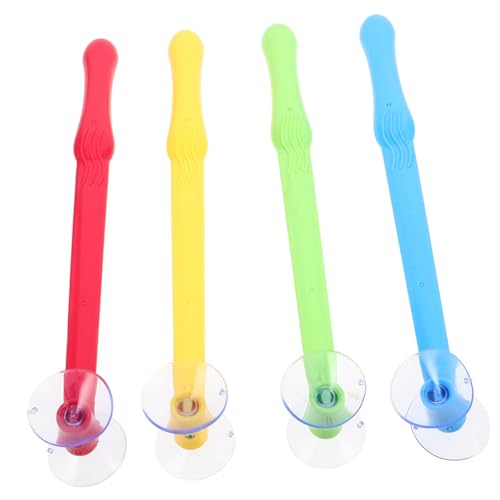 FRCOLOR 4 Stück Teiliges Saugnapf Hammer Pädagogisches Hämmer Spiel mit Verstellbaren Schwierigkeitsgraden Fördert Hand Auge Koordination und Reaktionsfähigkeit für Familieninteraktion von FRCOLOR