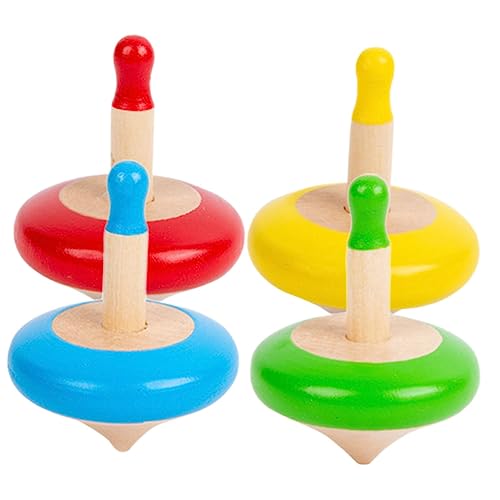 FRCOLOR 4 Stück Teiliges Set Holz Gyroskop Bunte Interaktive für Fördert Hand Augen Koordination und Spaß Beim Lernspielzeug aus Hochwertigem Holz FRCOLOR 4 Stück Teiliges Set Holz Gyroskop Bunte Interaktive für Fördert Hand Augen Koordination und Spaß Beim Lernspielzeug aus Hochwertigem Holz von FRCOLOR
