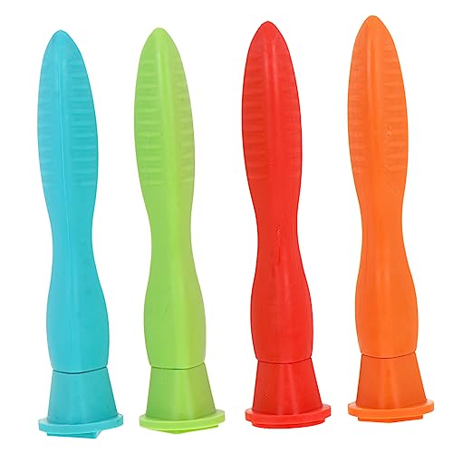 FRCOLOR 4 Stück Teiliges Stempelset aus Robustem Gummi mit Geometrischen Mustern Langlebig und Einfach zu Bedienen für Bastelprojekte Geeignet für Kindergarten und Familienaktivitäten von FRCOLOR