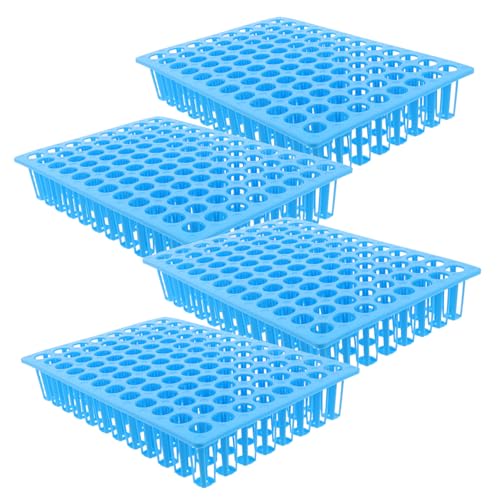 FRCOLOR 4 Stück Teiliges Testrohrhalter mit Steckplätzen Multifunktionales Vial Rack für Wissenschaftliche Experimente Stabiler Probenröhrchen Organizer für Schul und Lernaktivitäten FRCOLOR 4 Stück Teiliges Testrohrhalter mit Steckplätzen Multifunktionales Vial Rack für Wissenschaftliche Experimente Stabiler Probenröhrchen Organizer für Schul und Lernaktivitäten von FRCOLOR