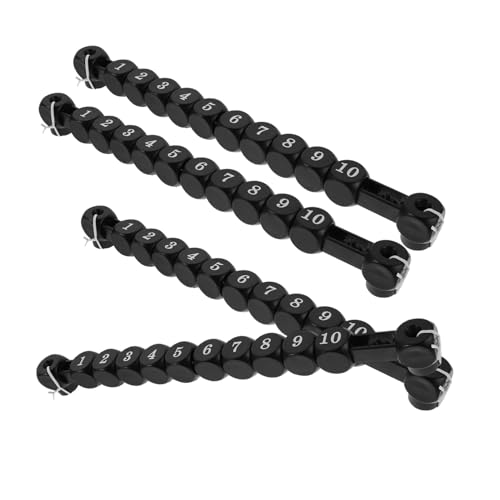 FRCOLOR 4 Stück Teiliges Tischfußball Punktestand Einfache Installation Robuste Materialien Spieleranzeige Kompakte Score Marker für Fußball und Airhockey Spielstände von FRCOLOR