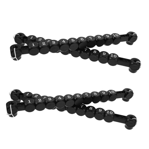 FRCOLOR 4 Stück Teiliges Tischfußball Punktestand Zähler mit Zahlen Einfache Installation Langlebig Geeignet für Familien und Wettkampf Fußball Tischspiel Ersatz Zubehör von FRCOLOR