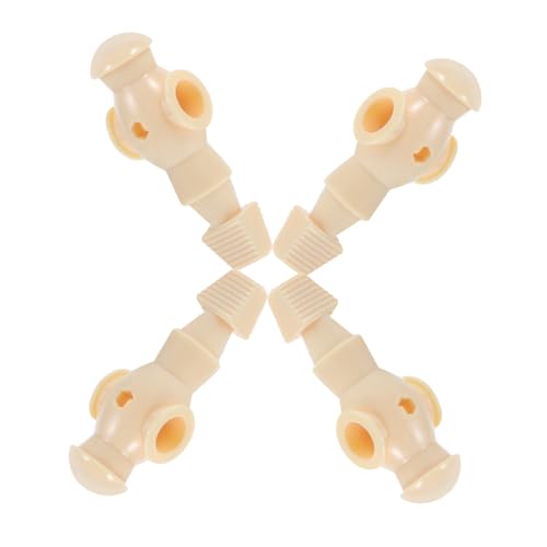 FRCOLOR 4 Stück Teiliges Tischkicker Ersatzspieler aus Robustem Harz Kompatibel mit Standard Fußballstäben Präzise Spielfiguren in Klassischem Beige für Verbessertes Spielvergnügen Am von FRCOLOR