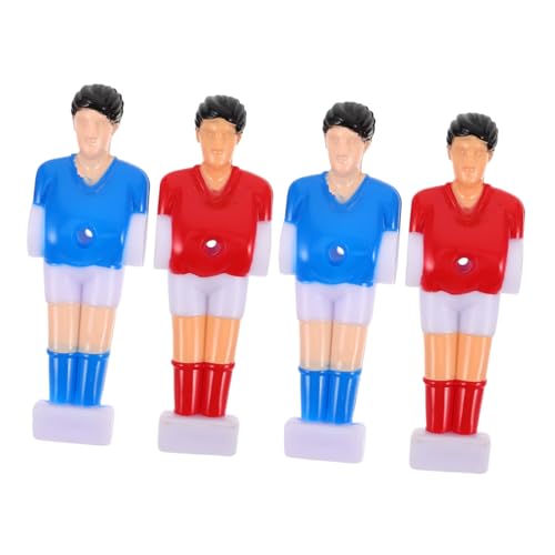 FRCOLOR 4 Stück Tischfußball Figuren Ersatzspieler für Tischkicker Realistische Fußballspieler für Verbessertes Gameplay und Koordination Geeignet für Zuhause und Büro von FRCOLOR