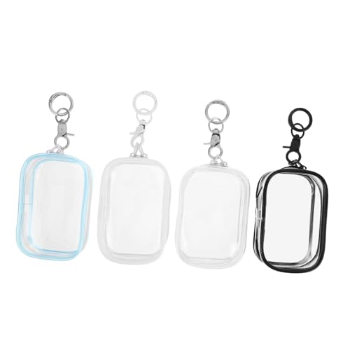 FRCOLOR 4stücke Transparente Spielzeugtasche Organizer Aus PVC Für Puppen Mit Schlüsselanhänger Reißverschlusstasche Tragbar Für Sammlerstücke Aufbewahrungs-Organizer Durchsichtige FRCOLOR 4stücke Transparente Spielzeugtasche Organizer Aus PVC Für Puppen Mit Schlüsselanhänger Reißverschlusstasche Tragbar Für Sammlerstücke Aufbewahrungs-Organizer Durchsichtige von FRCOLOR