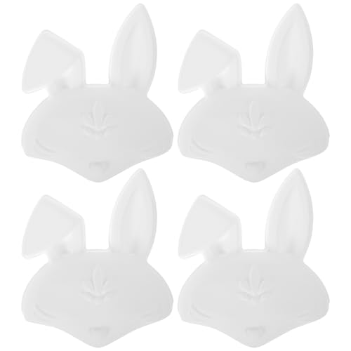 FRCOLOR 4 Stück Unbemalte Masken für Frauen Leere Tiermasken DIY Cosplay Accessoires für Karneval Halloween Geburtstagsfeiern für Kreative Gestaltung FRCOLOR 4 Stück Unbemalte Masken für Frauen Leere Tiermasken DIY Cosplay Accessoires für Karneval Halloween Geburtstagsfeiern für Kreative Gestaltung von FRCOLOR