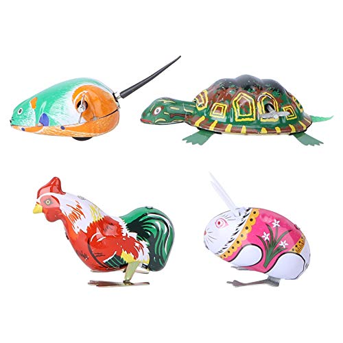 FRCOLOR 4 Stück Vintage Aufziehspielzeug Tierische Retro Spielzeuge für und Batteriefrei für Jungen und Mädchen Fördert Koordination und Kreativität FRCOLOR 4 Stück Vintage Aufziehspielzeug Tierische Retro Spielzeuge für und Batteriefrei für Jungen und Mädchen Fördert Koordination und Kreativität von FRCOLOR