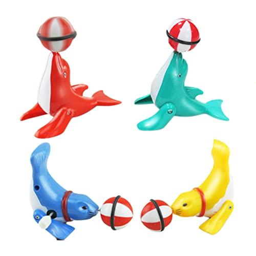 FRCOLOR 4 Stück Wind Up Spielzeugrobben Lebensechte Aufziehspielzeuge für Dekorative Requisiten und Partygeschenke Farbe Zufällig Zufällige Farbe Zufällige Farbe FRCOLOR 4 Stück Wind Up Spielzeugrobben Lebensechte Aufziehspielzeuge für Dekorative Requisiten und Partygeschenke Farbe Zufällig Zufällige Farbe Zufällige Farbe von FRCOLOR