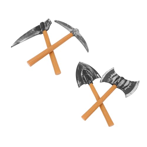 FRCOLOR 4 Stück Zwergenrequisiten Gefälschte Requisiten Schaumstoff Requisiten Party Bühnenschaum Halloween Schaufel Requisiten Dekoratives Modell Zwergenrequisiten von FRCOLOR