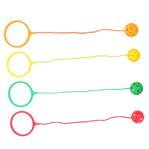 FRCOLOR 4 Stück hüpfendes Ballspielzeug Springring für Springball für Springender Sprungball Training von Sprungballspielzeugen Skip Ball Knöchelspielzeug für FRCOLOR 4 Stück hüpfendes Ballspielzeug Springring für Springball für Springender Sprungball Training von Sprungballspielzeugen Skip Ball Knöchelspielzeug für von FRCOLOR