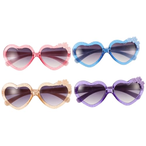 FRCOLOR 4 Stück sonnenbrillen für Festival Herz geformt Party funky Blau party zubehör geburtstagsgeschenk karnevalsbrille lustige Brille Kostüm-Neuheitsbrille Plastik FRCOLOR 4 Stück sonnenbrillen für Festival Herz geformt Party funky Blau party zubehör geburtstagsgeschenk karnevalsbrille lustige Brille Kostüm-Neuheitsbrille Plastik von FRCOLOR