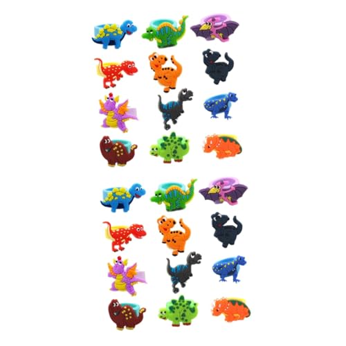FRCOLOR 40 Stck Teiliges Dinosaurier Finger Ring aus Weichem PVC Bunte Cartoon Figuren Lustige Fingerpuppen für Interaktives Spiel und Rollenspiele für Kindergeburtstag und FRCOLOR 40 Stck Teiliges Dinosaurier Finger Ring aus Weichem PVC Bunte Cartoon Figuren Lustige Fingerpuppen für Interaktives Spiel und Rollenspiele für Kindergeburtstag und von FRCOLOR