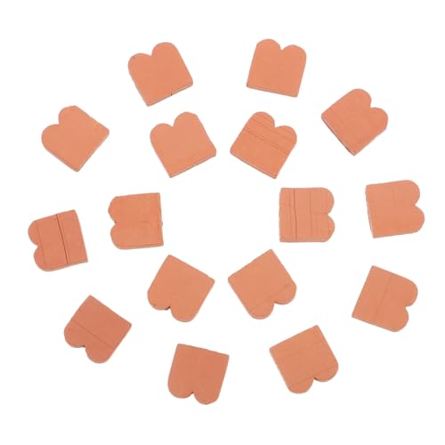 FRCOLOR 40 Stück Miniatur Dachziegel Realistische Fake für Puppenhaus Dachdekor Detailgetreue Mini Hausmodelle Langlebige Bastelmaterialien für DIY Szenen von FRCOLOR