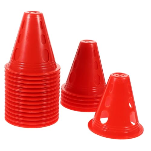 FRCOLOR 40 Stück Roller Skaten Pylonen Marker Cones für Training Winddicht für Skating Fußball Radfahren Kompakt und Langlebig für Verschiedene Übungen FRCOLOR 40 Stück Roller Skaten Pylonen Marker Cones für Training Winddicht für Skating Fußball Radfahren Kompakt und Langlebig für Verschiedene Übungen von FRCOLOR