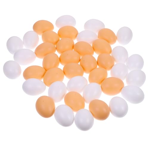 FRCOLOR 40 Stück Teiliges Kunststoff Eier zum Bemalen Realistische Simulation für DIY Ostereier Sichere Bastelspielzeuge für Kindergarten Party und Frühlingsdekoration FRCOLOR 40 Stück Teiliges Kunststoff Eier zum Bemalen Realistische Simulation für DIY Ostereier Sichere Bastelspielzeuge für Kindergarten Party und Frühlingsdekoration von FRCOLOR