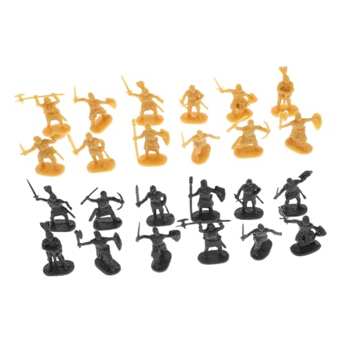 FRCOLOR 400 Stück Teiliges Mittelalterliche Ritter Spielfiguren aus Kunststoff Realistische Miniatur Soldaten Robuste Krieger Modelle für Spiel und Dekoration von FRCOLOR
