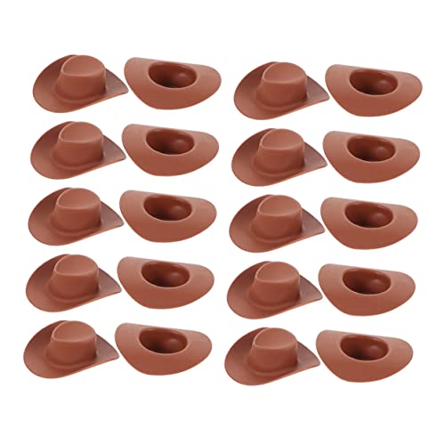 FRCOLOR 40Stücke Miniatur Cowboyhut für Puppen und DIY Projekte zur Dekoration von Mini Häusern für Freunde FRCOLOR 40Stücke Miniatur Cowboyhut für Puppen und DIY Projekte zur Dekoration von Mini Häusern für Freunde von FRCOLOR
