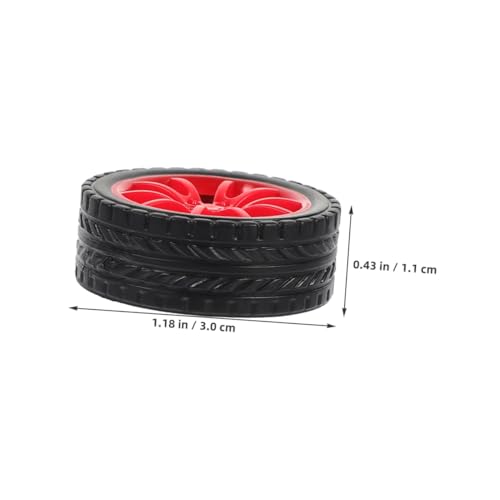 FRCOLOR 40stücke Minireifen Für Spielzeugautos Ersatzreifen Für Modellautos Kleine Spielzeugräder DIY-räder Rad Für Rc-Auto Geringe Achsbohrung FRCOLOR 40stücke Minireifen Für Spielzeugautos Ersatzreifen Für Modellautos Kleine Spielzeugräder DIY-räder Rad Für Rc-Auto Geringe Achsbohrung von FRCOLOR