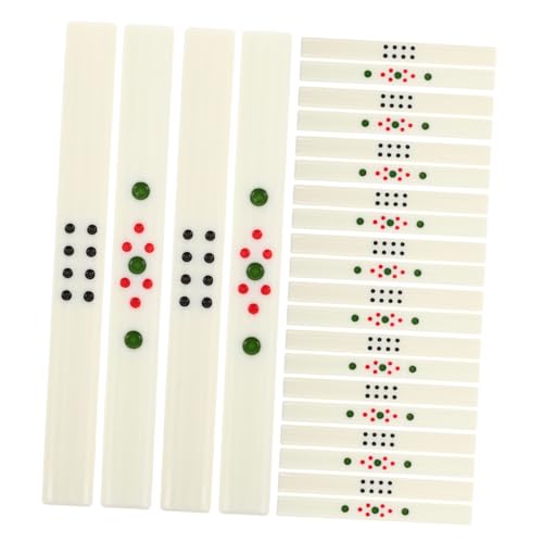FRCOLOR 44 Stück Teiliges Mahjong Spielset mit Punktestäben Zubehör für Traditionelles Mahjong und Kartenspiele Geeignet für Verbessert Spielerlebnis Einzigartiges Design und Hochwertige FRCOLOR 44 Stück Teiliges Mahjong Spielset mit Punktestäben Zubehör für Traditionelles Mahjong und Kartenspiele Geeignet für Verbessert Spielerlebnis Einzigartiges Design und Hochwertige von FRCOLOR