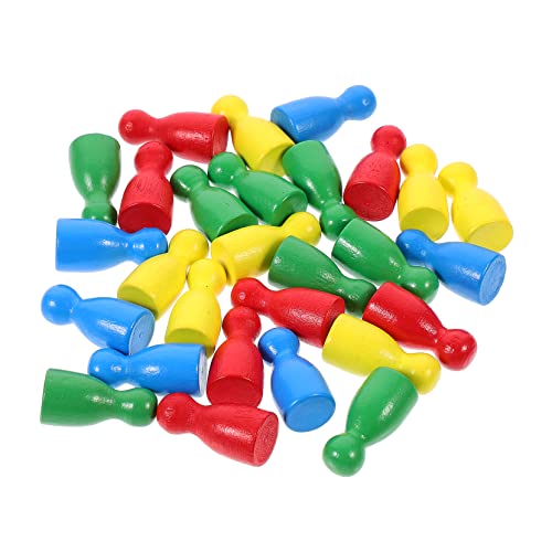 FRCOLOR 48 Stück Holz Menschliche Form Schachfiguren Teiliges Spielzubehör für Flugschach und Brettspiele Rot Gelb Blau und Grün für Logisches und Kreativitätstraining FRCOLOR 48 Stück Holz Menschliche Form Schachfiguren Teiliges Spielzubehör für Flugschach und Brettspiele Rot Gelb Blau und Grün für Logisches und Kreativitätstraining von FRCOLOR