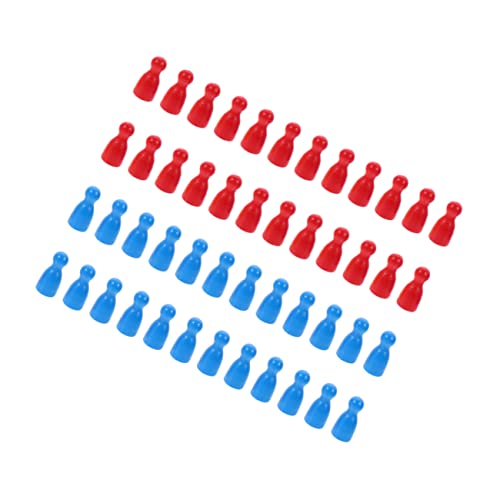 FRCOLOR 48 Stück Holz Spielsteine für Brettspiel Figuren Rot und Blau Langlebige Schachfiguren für Tischspiele Zubehör für Freizeit und Familie FRCOLOR 48 Stück Holz Spielsteine für Brettspiel Figuren Rot und Blau Langlebige Schachfiguren für Tischspiele Zubehör für Freizeit und Familie von FRCOLOR