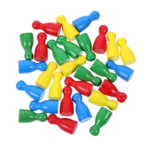 FRCOLOR 48 Stück Teiliges Holz Schachfiguren Farben Menschliche Form Langlebig Pädagogisches und Vorstellungskraft für Erwachsene FRCOLOR 48 Stück Teiliges Holz Schachfiguren Farben Menschliche Form Langlebig Pädagogisches und Vorstellungskraft für Erwachsene von FRCOLOR