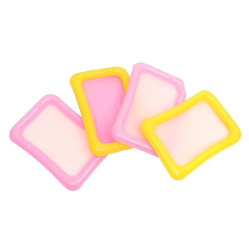 FRCOLOR 4Stücke Sandspielzeug für Kreative Sandformen und Werkzeuge Langlebige Sandablage Matten Zufällige Farben für Strand und Wasserbereiche FRCOLOR 4Stücke Sandspielzeug für Kreative Sandformen und Werkzeuge Langlebige Sandablage Matten Zufällige Farben für Strand und Wasserbereiche von FRCOLOR