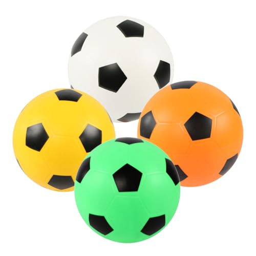 FRCOLOR 4Stücke Soft Fußballspielzeug für Lautloser Hüpfball für Outdoor Sport und Familienaktivitäten Fördert Gleichgewicht und Interaktion FRCOLOR 4Stücke Soft Fußballspielzeug für Lautloser Hüpfball für Outdoor Sport und Familienaktivitäten Fördert Gleichgewicht und Interaktion von FRCOLOR