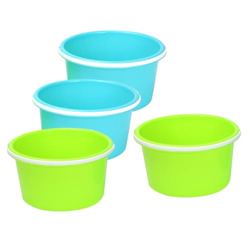 FRCOLOR 4Stücke Strandeimer aus Pe Kunststoff Eimer für Robust und Leicht zu Reinigen für Strandspiele und Aktivitäten im Freien Leicht zu Transportieren Lagern FRCOLOR 4Stücke Strandeimer aus Pe Kunststoff Eimer für Robust und Leicht zu Reinigen für Strandspiele und Aktivitäten im Freien Leicht zu Transportieren Lagern von FRCOLOR
