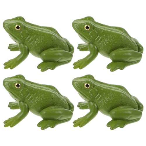 FRCOLOR 4Stücke Teiliges Simulation Frösche Modellspielzeug Pädagogische Frösche für Bunte Tierfiguren zur Dekoration für Kreative Lernspiele FRCOLOR 4Stücke Teiliges Simulation Frösche Modellspielzeug Pädagogische Frösche für Bunte Tierfiguren zur Dekoration für Kreative Lernspiele von FRCOLOR