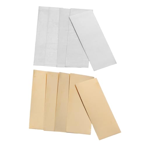 FRCOLOR 5 Paare Kupfer Zinkplatten für Fruchtbatterie Experimente Anodenstreifen für Elektrochemische Versuche Praktische Materialien für Schüler und Bastelprojekte von FRCOLOR