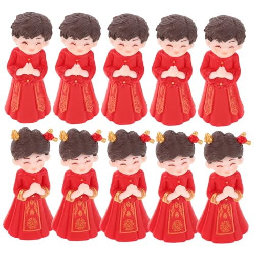 FRCOLOR 5 Paare Mikro-Landschaftsdekoration Hochzeitspaarfiguren Hochzeitsfiguren chinesische Hochzeitsdekoration Couplets Hochzeitspaar Figur chinesische hochzeitstischdekoration PVC rot FRCOLOR 5 Paare Mikro-Landschaftsdekoration Hochzeitspaarfiguren Hochzeitsfiguren chinesische Hochzeitsdekoration Couplets Hochzeitspaar Figur chinesische hochzeitstischdekoration PVC rot von FRCOLOR